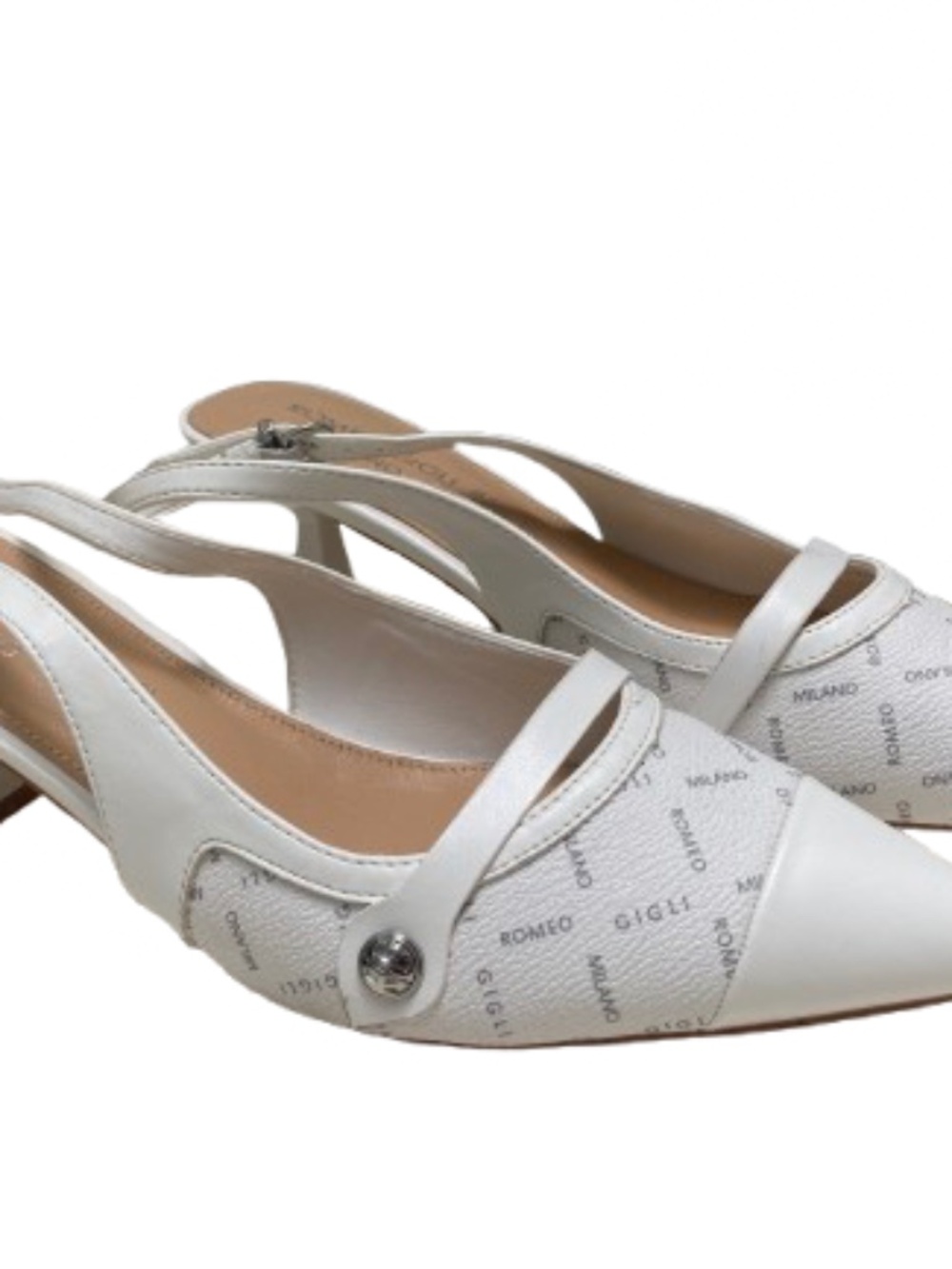 Vintage Romeo Gigli Milano Monogram Slingback Heels